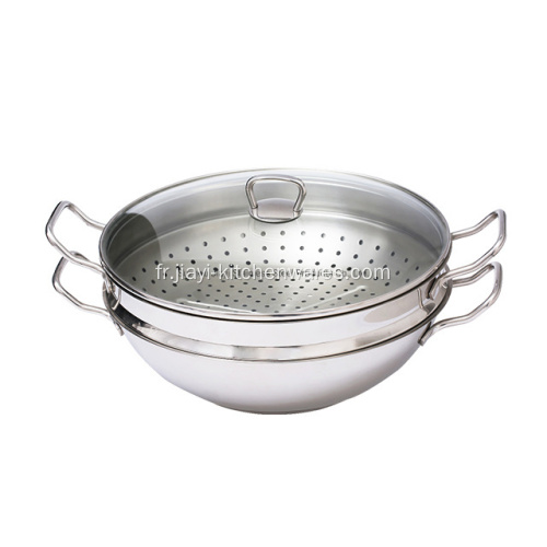 Accessoires pour ustensiles de cuisine Casserole en acier inoxydable